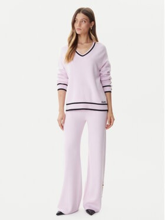 Liu Jo Sport Sweter TF5229 MS59L Różowy Regular Fit