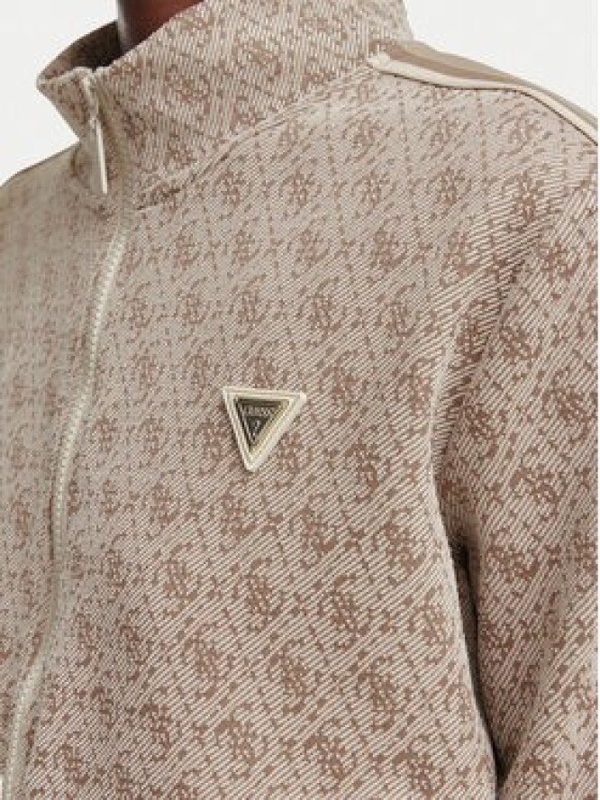 Guess Bluza V6YQ28 K5183 Beżowy Regular Fit