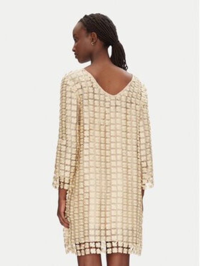 Bruuns Bazaar Sukienka koktajlowa Yva BBW4530 Złoty Regular Fit