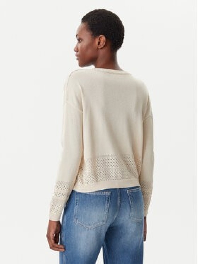 Gaudi Sweter 511BD53022 Beżowy Regular Fit