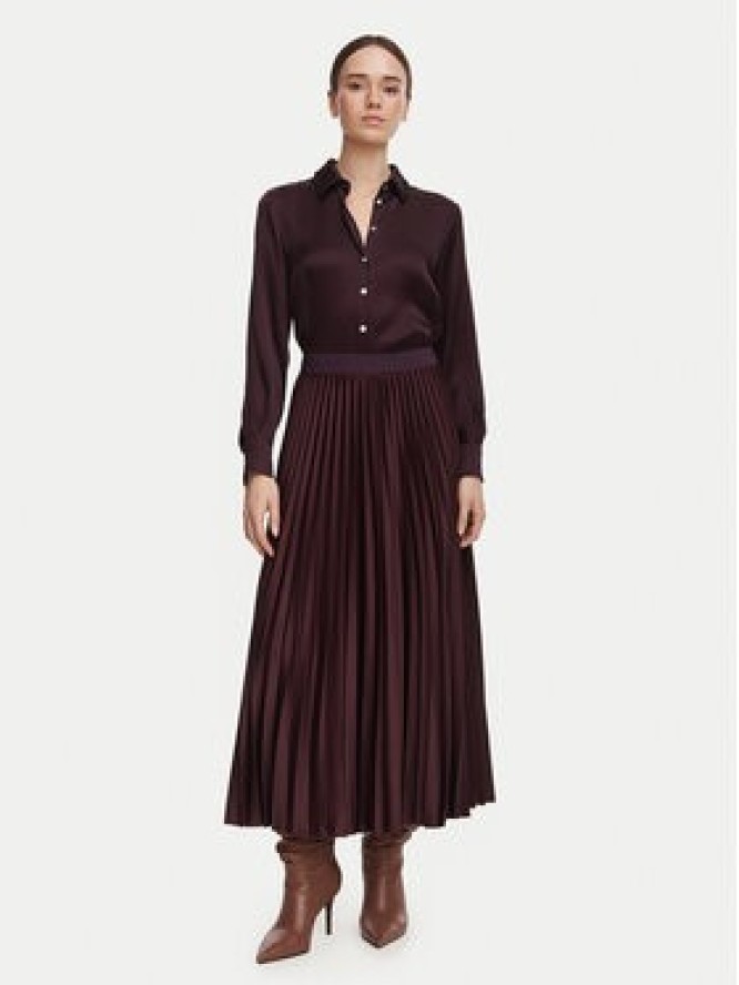 Marella Koszula Alfio 2623116045 Bordowy Regular Fit