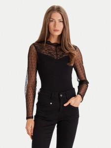 Morgan Bluzka 252-TGLOW Czarny Regular Fit