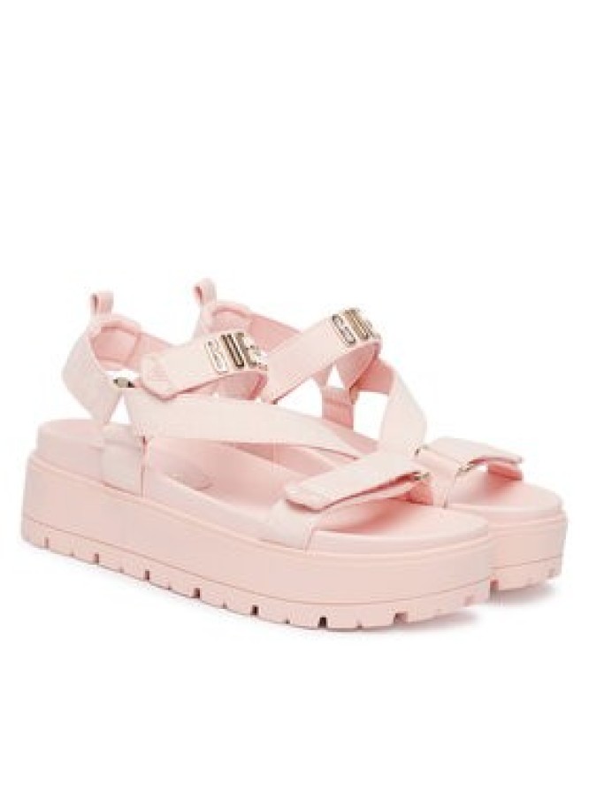 Guess Sandały FLJFTT DEN03 Różowy jasny