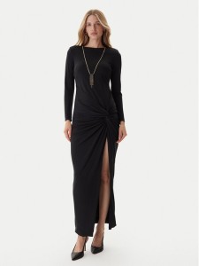 Fracomina Sukienka wieczorowa FQ25WD3006W62601 Czarny Slim Fit