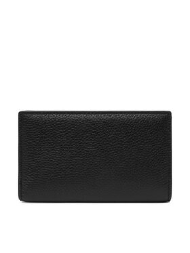 Calvin Klein Portfel Emblem Hw Pebble Snap Cardholder LV04F1127G Czarny