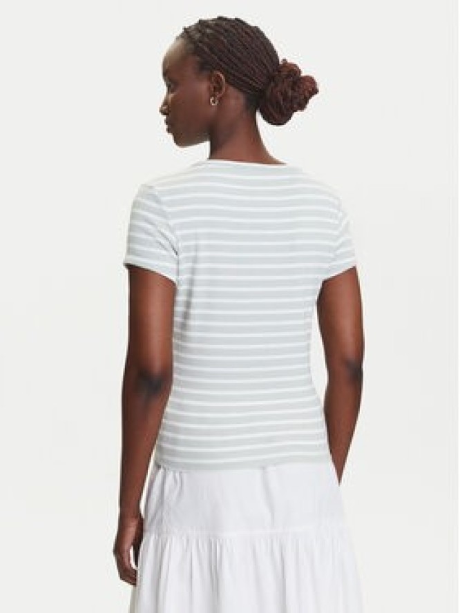 Tommy Jeans T-Shirt Essential DW0DW17385 Zielony Slim Fit