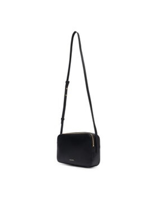 Calvin Klein Torebka Foil Logo Elongated Camera Bag LV04F3276G Czarny