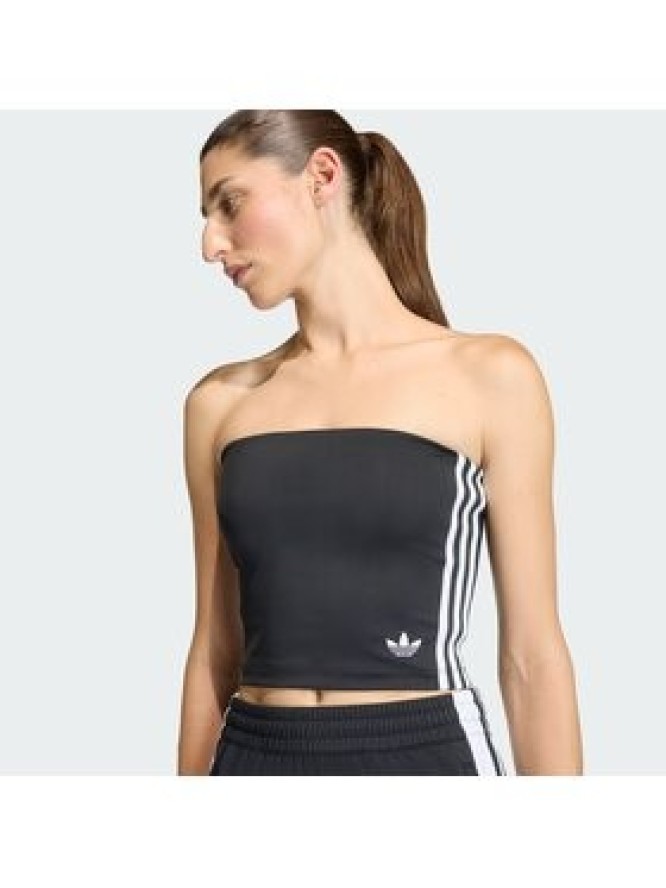 adidas Top 3-Stripes KD2893 Czarny Slim Fit