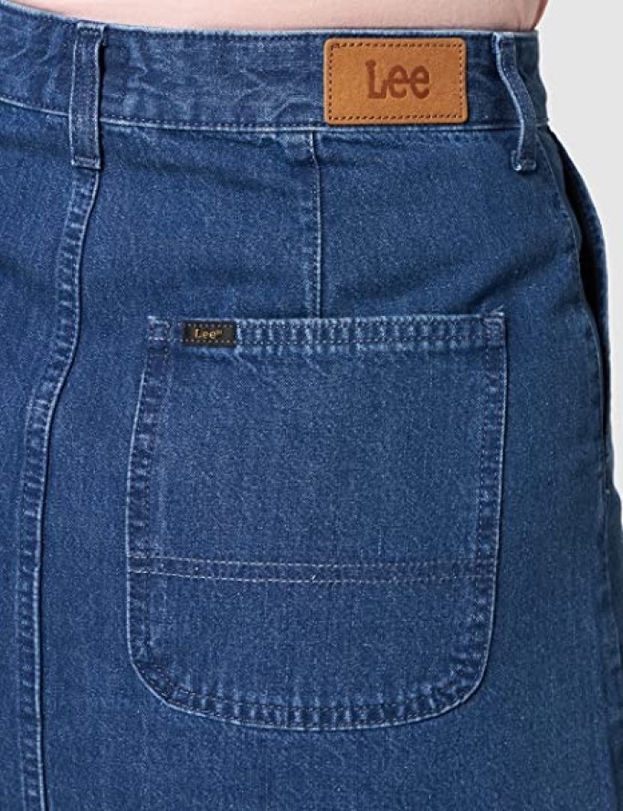 LEE MILITARY SKIRT DAMSKA SPÓDNICA JEANSOWA L38KKEGT 112108241