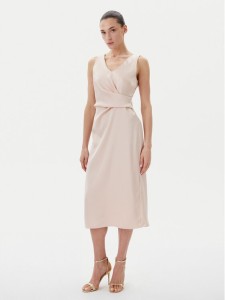 Rinascimento Sukienka koktajlowa CFC0122928003 Różowy Regular Fit