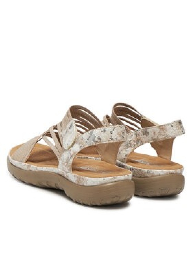 Rieker Sandały 64888-60 Beżowy