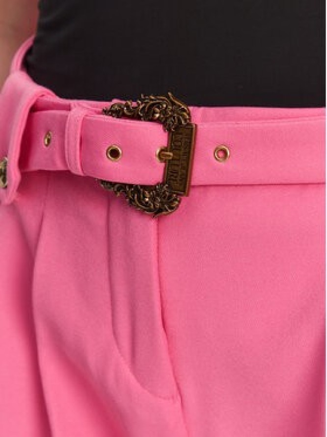 Versace Jeans Couture Spodnie materiałowe 78HAA111 Różowy Straight Fit