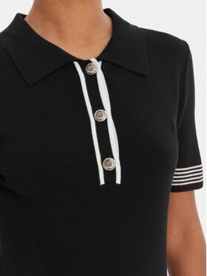 Morgan Sukienka dzianinowa 261-RMCAMI Czarny Slim Fit