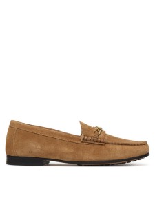 Tommy Hilfiger Mokasyny Th Chain Suede Loafer FW0FW09327 Brązowy