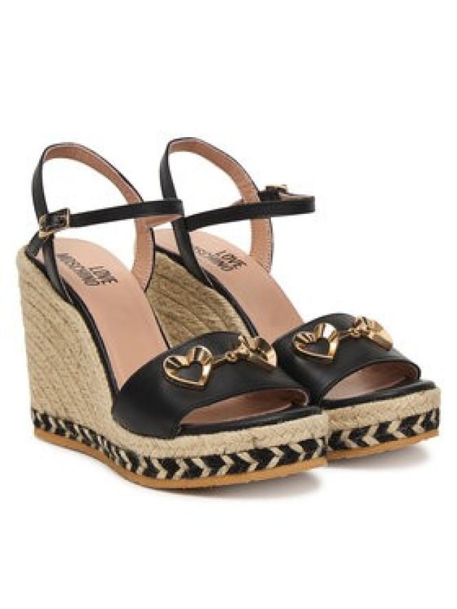 LOVE MOSCHINO Espadryle JA1615BI0OIA0000 Czarny