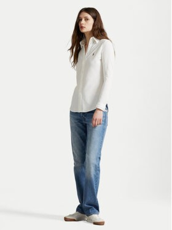 Polo Ralph Lauren Koszula Heidi 211664427003 Biały Slim Fit