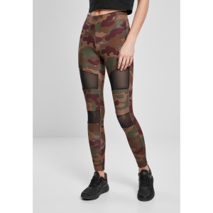 Damskie legginsy Urban Classics camo tech mesh