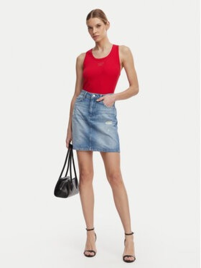 JOOP! Jeans Top Tana 30046103 Czerwony Slim Fit