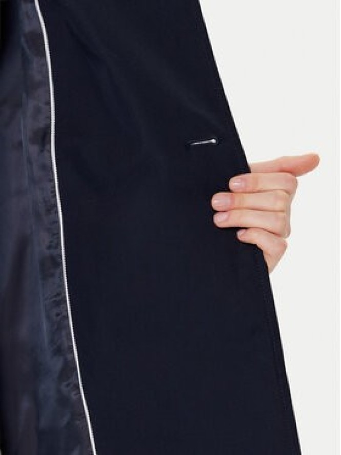 Tommy Hilfiger Trencz WW0WW45618 Granatowy Regular Fit