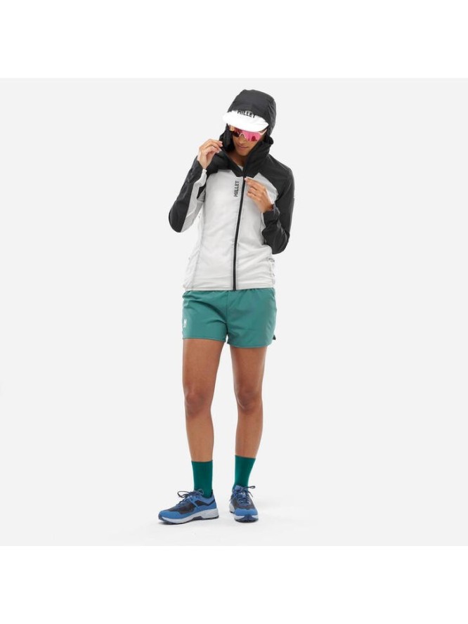 Kurtka do biegania Millet Intense Windbreaker Jkt W Szary Active Fit