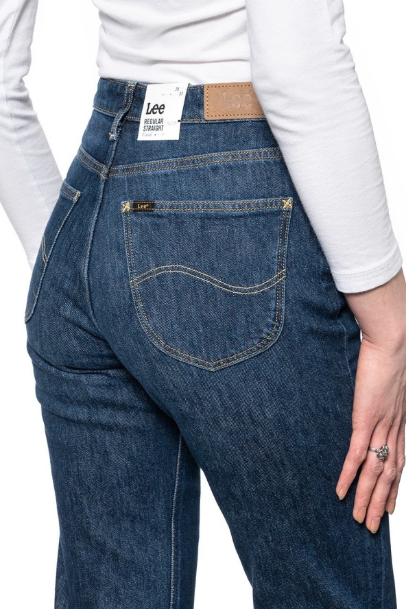 LEE CAROL DAMSKIE SPODNIE JEANSOWE NEW STRAIGHT L30UPOAW 112106801