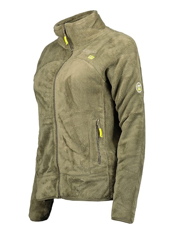 Geographical Norway Kurtka polarowa "Upaline" w kolorze oliwkowym rozmiar: XL