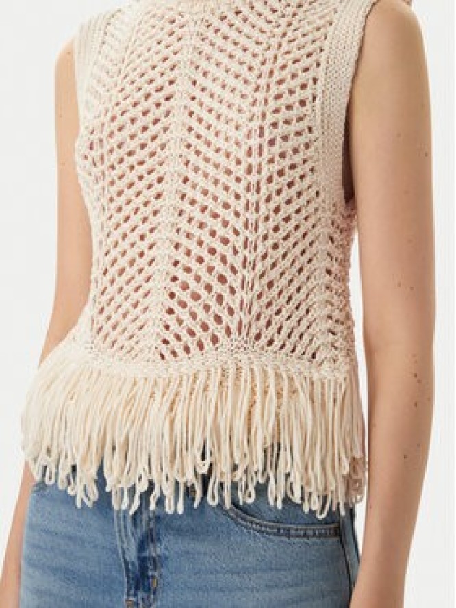 ONLY Top Kimmie 15365146 Beżowy Regular Fit