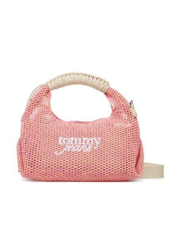Tommy Jeans Torebka Tjw Summer Crochet Crossover AW0AW18779 Różowy jasny