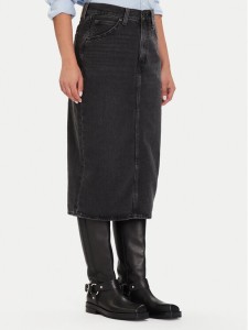 Levi's® Spódnica jeansowa 001VH-0004 Czarny Regular Fit