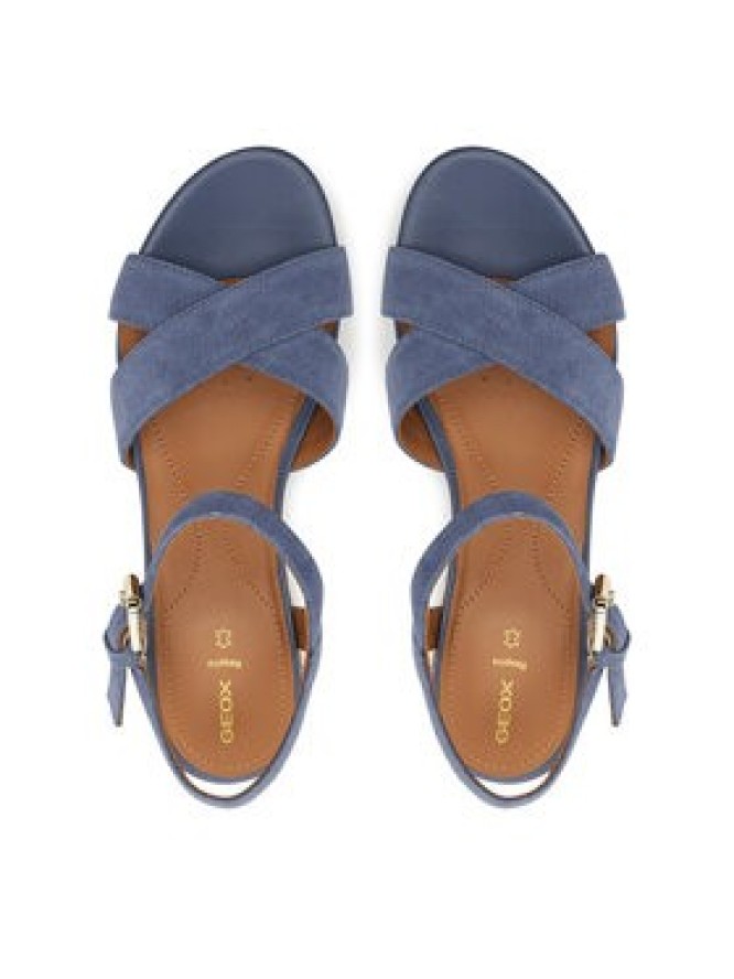 Geox Espadryle D Ischia Corda D55HHB 00020 C4005 Granatowy