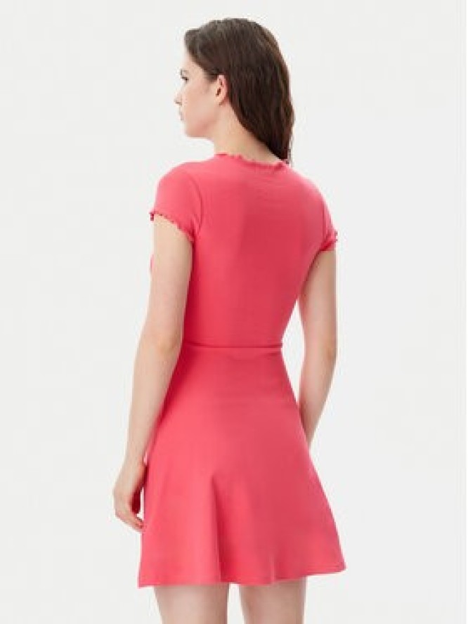 Tommy Jeans Sukienka letnia Babylock DW0DW20614 Różowy Slim Fit