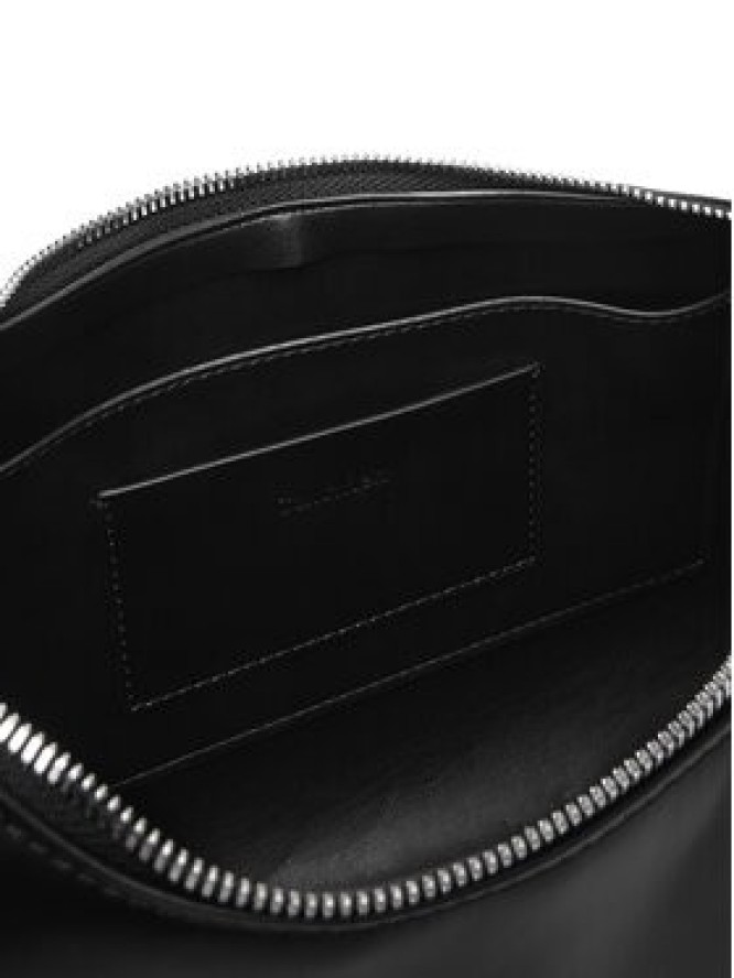 Calvin Klein Torebka Emblem Hw Lthr Shoulder Bag LV04F3262G Czarny