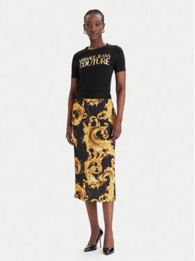 Versace Jeans Couture Spódnica ołówkowa 80HAE806 NS820 Czarny Slim Fit