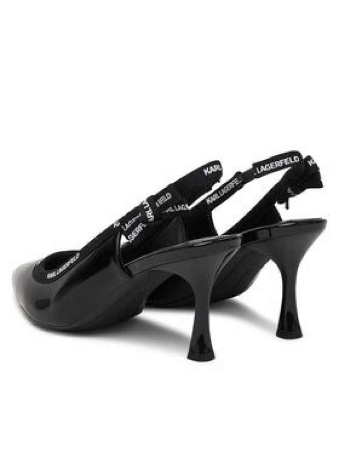 KARL LAGERFELD Czółenka Sienna KL32706 Czarny