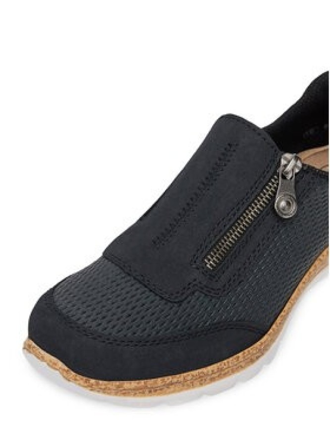 Rieker Sneakersy N42F3-14 Granatowy
