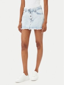 One Teaspoon Spódnica jeansowa Max Belted 26973 Niebieski Regular Fit