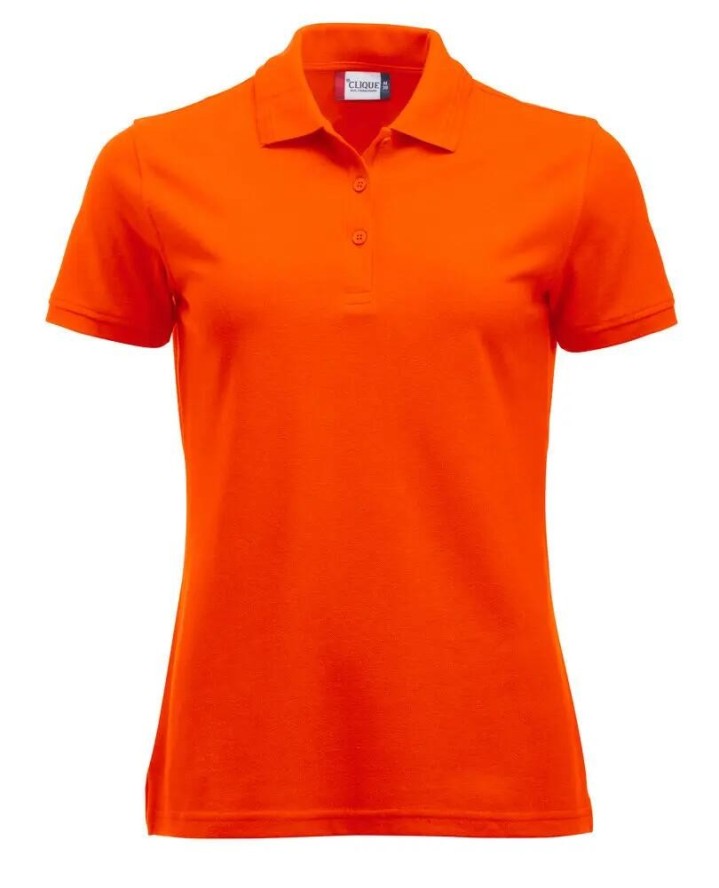 clique Manhattan Women koszulka polo damska visibility orange