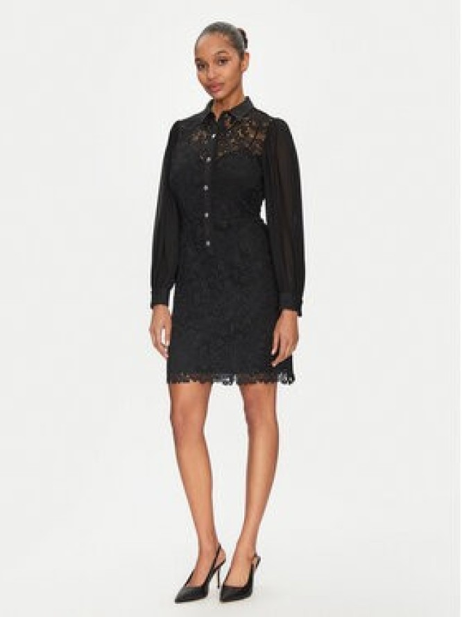 Morgan Sukienka codzienna 251-RISLO Czarny Regular Fit