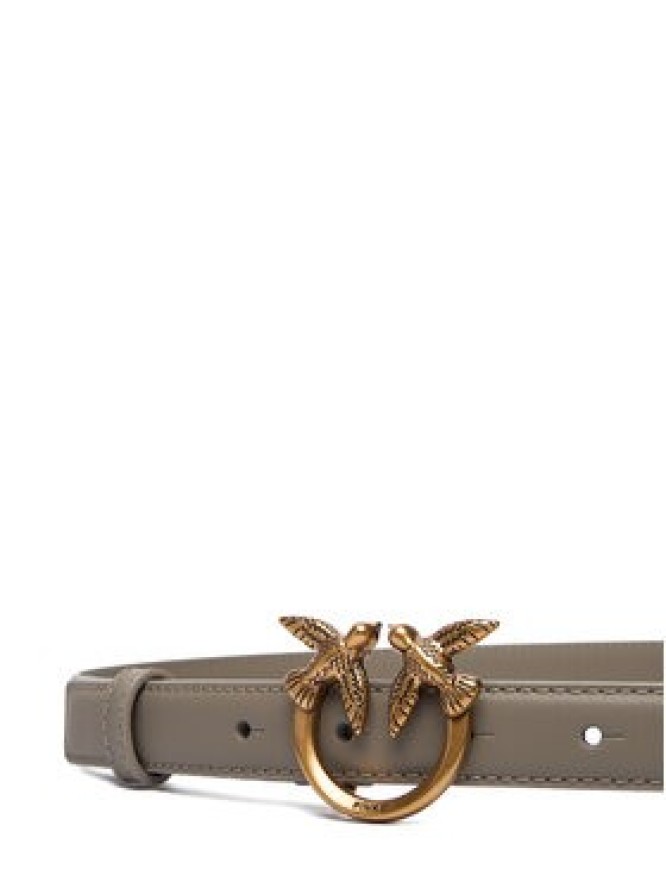 PINKO Pasek Damski Love Berry H2 Belt AI 25-26 PLT01 100143 A0F1 Szary