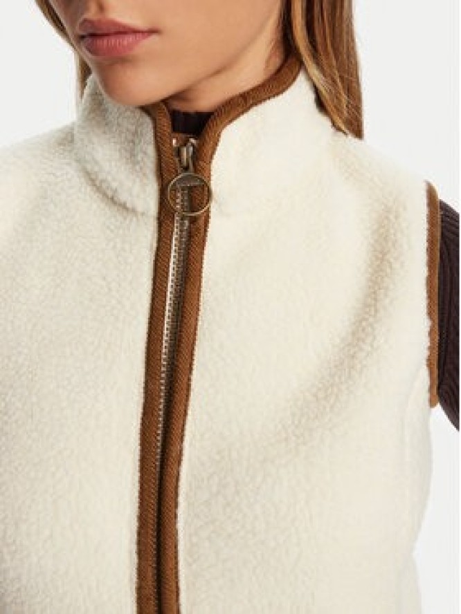 Barbour Kamizelka LFL0055CR11 Écru Regular Fit