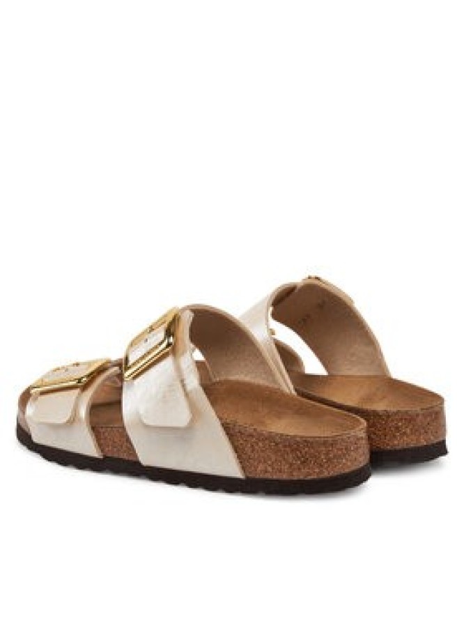 Birkenstock Klapki Sydney Cushion Buckle 1029492 Écru