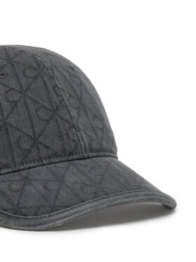Calvin Klein Czapka z daszkiem Denim Emblem Burnout LV04F5042G Szary