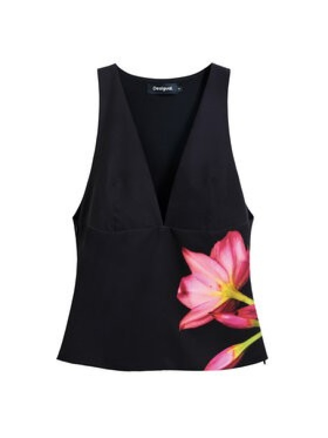 Desigual Bluzka 25SWBW09 Czarny Regular Fit