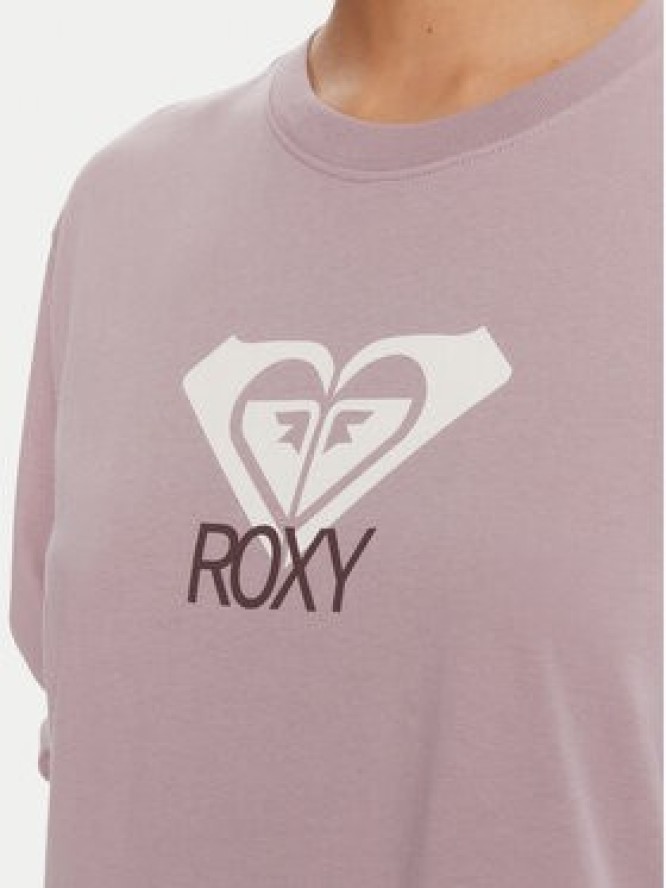 Roxy Bluzka Hangloose Art Ls ERJZT06035 Fioletowy Regular Fit