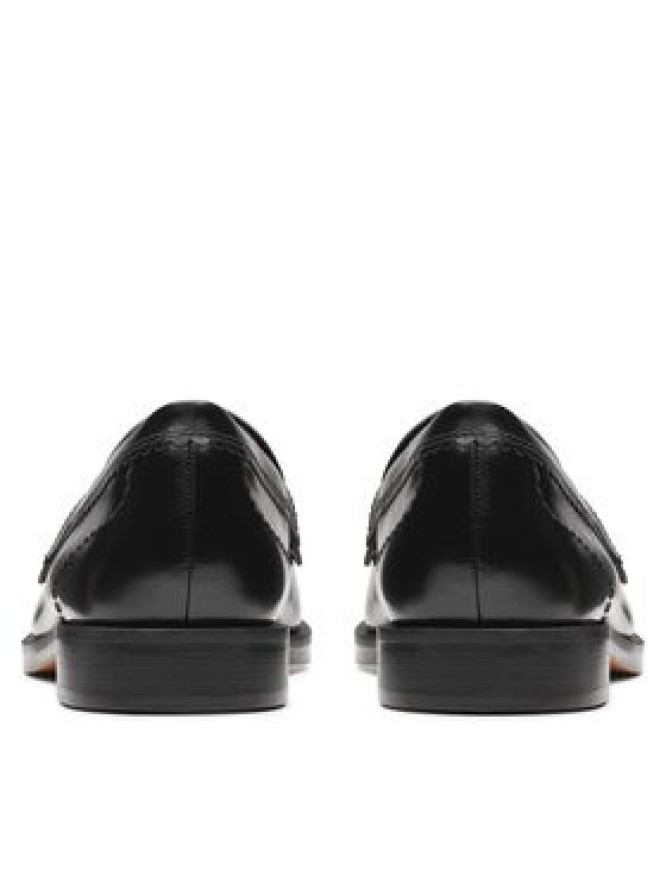 Clarks Mokasyny Straven Edge 26181277 Czarny