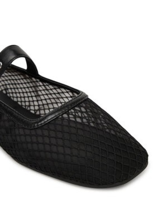 Tommy Jeans Baleriny Tjw Mesh Maryjane Ballerina EN0EN02872 Czarny