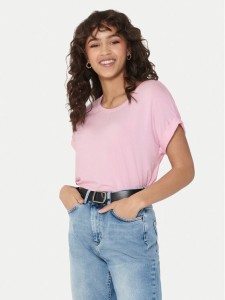ONLY T-Shirt Moster 15106662 Różowy Regular Fit