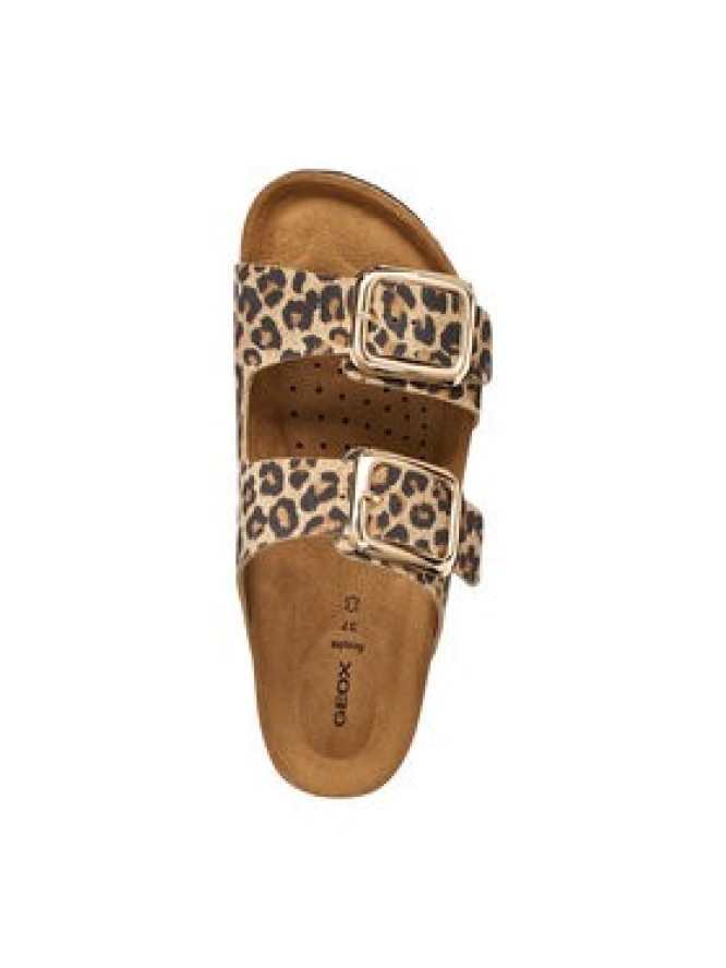 Geox Klapki D Brionia R D45Y3B 000BS C5018 Brązowy