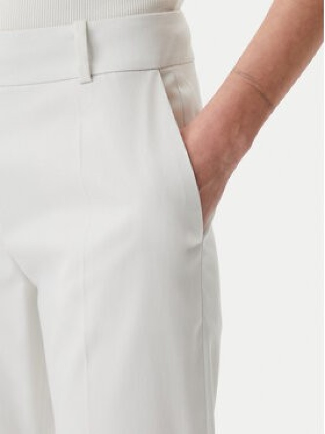 HUGO Spodnie materiałowe Hambori 50537747 Biały Slim Fit