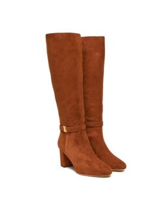 LAUREN RALPH LAUREN Kozaki Kellie 802967843002 Brązowy